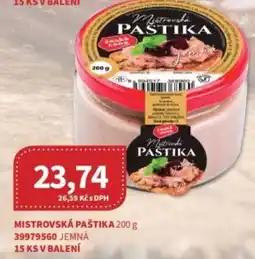 Kubík potraviny Mistrovská paštika nabídka