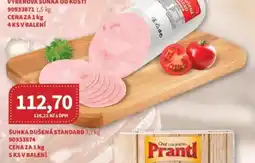 Kubík potraviny Šunka dušená standard nabídka