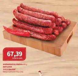 Kubík potraviny Maďarská klobása nabídka