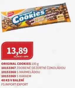 Kubík potraviny Original cookies nabídka