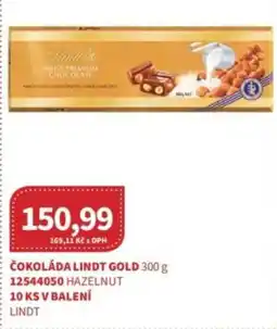 Kubík potraviny Čokoláda lindt gold nabídka
