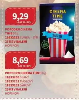 Kubík potraviny Popcorn cinema time nabídka