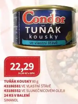 Kubík potraviny Tuňák kousky nabídka