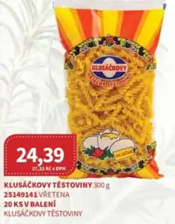 Kubík potraviny Klusáčkovy těstoviny nabídka