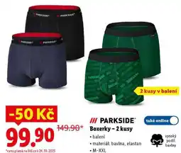 Lidl Boxerky - 2 kusy nabídka