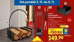 Lidl Livarno Krbové nářadí/koš na palivové dřevo nabídka
