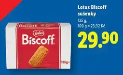 Lidl Lotus Biscoff sušenky, 125 g nabídka