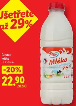 Lidl Čerstvé mléko, 1 l nabídka