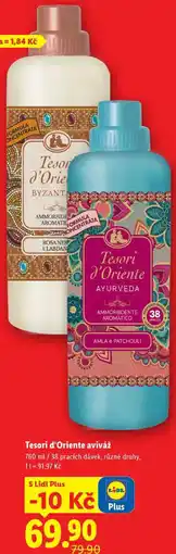 Lidl Tesori d'Oriente aviváž 760 ml/38 pracích dávek nabídka
