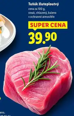 Lidl Tuňák žlutoploutvý, cena za 100 g nabídka