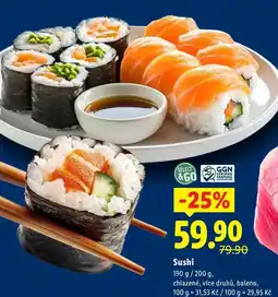 Lidl Sushi, 190 g/200 g nabídka