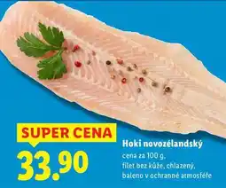 Lidl Hoki novozélandský, cena za 100 g nabídka