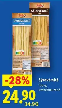 Lidl Sýrové nitě, 100 g nabídka