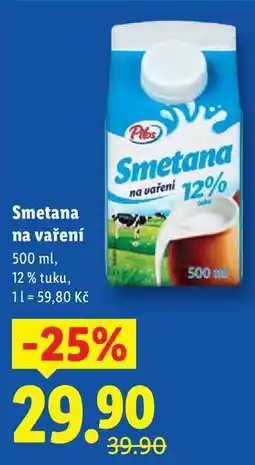 Lidl Smetana na vaření, 500 ml nabídka