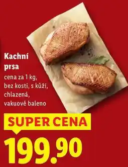 Lidl Kachní prsa, cena za 1 kg nabídka