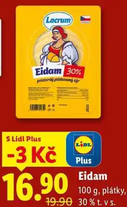 Lidl Eidam, 100 g nabídka
