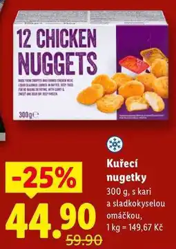 Lidl Kuřecí nugetky, 300 g nabídka