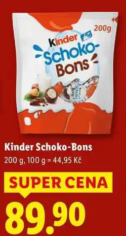 Lidl Kinder Schoko-Bons, 200 g nabídka