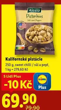 Lidl Kalifornské pistácie, 250 g nabídka