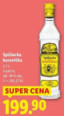 Lidl Spišiacka borovička, 0,7 l nabídka