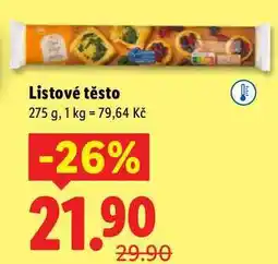Lidl Listové těsto, 275 g nabídka