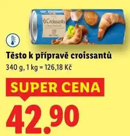 Lidl Těsto k přípravě croissantů, 340 g nabídka