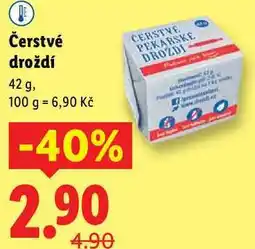 Lidl Čerstvé droždí, 42 g nabídka