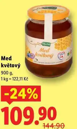 Lidl Med květový, 900 g nabídka