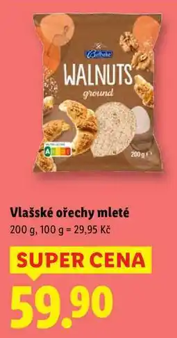 Lidl Vlašské ořechy mleté, 200 g nabídka
