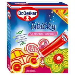 Lidl Dr. Oetker Tubičky na zdobení 76g nabídka