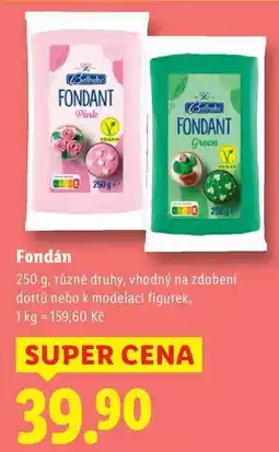 Lidl Fondán, 250 g nabídka