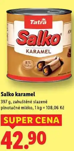 Lidl Salko karamel, 397 g nabídka