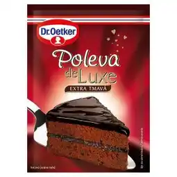 Lidl Dr. Oetker Poleva de Luxe extra tmavá 100g nabídka