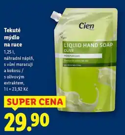 Lidl Tekuté mýdlo na ruce, 1,25 l nabídka