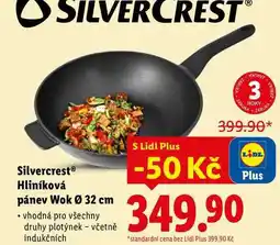 Lidl Silvercrest Hliníková pánev Wok pr. 32 cm nabídka
