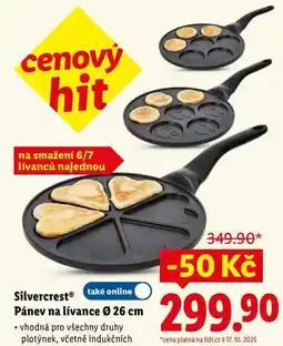 Lidl Silvercrest Pánev na lívance pr. 26 cm ⚫ nabídka