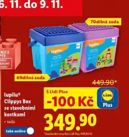 Lidl lupilu Clippys Box se stavebními kostkami nabídka