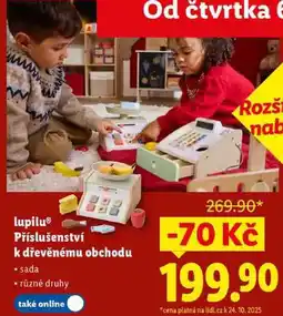 Lidl lupilu Příslušenství k dřevěnému obchodu nabídka