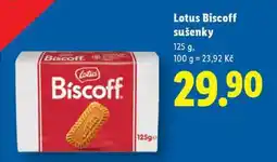 Lidl Lotus Biscoff sušenky, 125 g nabídka