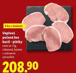 Lidl Vepřová pečeně bez kosti - plátky, cena za 1 kg nabídka