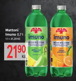 Žabka MATTONI Imuno nabídka