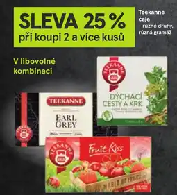Žabka Teekanne čaje nabídka