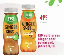 Žabka RIO Cold press ginger shot pomaranč, jablko nabídka