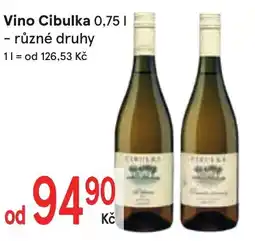 Žabka Vino cibulka nabídka