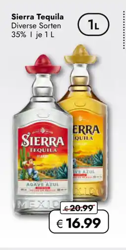 TRAVEL FREE SIERRA Tequila nabídka
