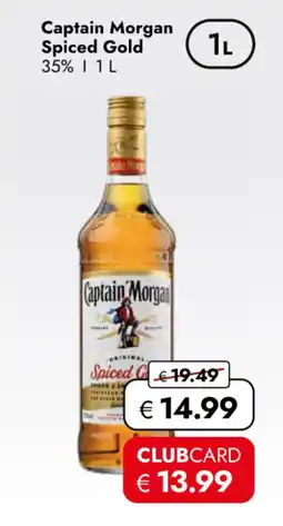 TRAVEL FREE CAPTAIN MORGAN Spiced gold nabídka