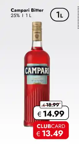 TRAVEL FREE CAMPARI Bitter nabídka