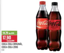 Ratio Coca-cola originál. coca-cola zero nabídka