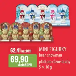 Ratio MINI FIGURKY bear, snowman platí pro nabídka