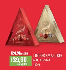Ratio LINDOR XMAS TREE Milk, Assorted nabídka
